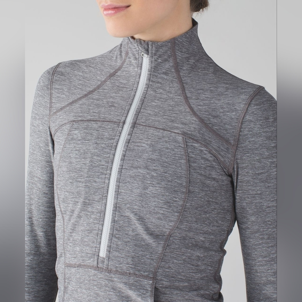 Lululemon Define Pullover Heathered Slate Gray (First Release) Half Zip Size 4 - Picture 7 of 16